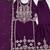 Purple silk blend embroidered palazzo set