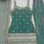 Sea green silk blend embroidered palazzo set