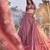 pink silk blend embroidered lehenga choli