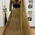 gold georgette embroidered lehenga choli