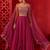 pink georgette embroidered lehenga choli