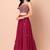 pink georgette embroidered lehenga choli