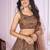 brown net embroidered lehenga choli
