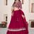 pink georgette embroidered lehenga choli