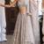 beige silk blend embroidered lehenga choli