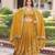 mustard silk blend embroidered lehenga choli