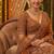 dark orange net embroidered lehenga choli