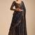 black georgette embroidered lehenga choli
