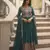 Blue georgette readymade suit with embroidery & sequence work