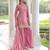 Pink silk readymade suit with embroidery & sequince work