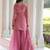 Pink silk readymade suit with embroidery & sequince work