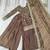 Brown silk readymade suit with embroidery & sequince work
