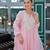 Women's Gorgeous Embroidery Work Flex Cotton Fabric Flared Anarkali Pant and Dupatta Set