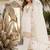 White georgette  party wear embroidery  suit set