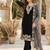 Black georgette  party wear embroidery  suit set