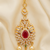 Cute little ruby cz maangtikka