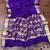 purple jaqurad border and zari chit pallu with tassels khaddi crep georgette saree