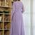 Women's Gorgeous Thread Work Chanderi Silk Fabric Flared Anarkali Pant and Dupatta Set