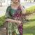 Wine woven jacquard art  banarasi silk  saree with blouse piece.