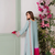 Women's Gorgeous Thread Work French Crepe Fabric Straight Kurta Palazzo and Dupatta Set