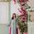 Women's Gorgeous Thread Work French Crepe Fabric Straight Kurta Palazzo and Dupatta Set