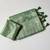 light green tassels on pallu a with border khaddi crep georgette saree