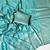 sky blue tassels on pallu a with border khaddi crep georgette saree