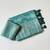 sky blue tassels on pallu a with border khaddi crep georgette saree
