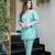 Women's Gorgeous Embroidery Work Simmer Silk Fabric Straight Kurta Pant