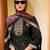 Floral embroidered silk blend round neck kurta trouser & dupatta set