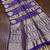 purple jaqurad dubbling zari and beautiful peacock butti with lining design georgette saree