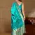 Floral printed silk blend round neck kurta trouser & dupatta set
