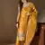 Floral printed silk blend round neck kurta trouser & dupatta set