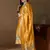 Floral printed silk blend round neck kurta trouser & dupatta set