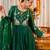 Women's Gorgeous Embroidery Work Chanderi Sik Fabric Flared Kurta Pant and Dupatta Set