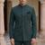 Bottle green color  plain knitted jodhpuri for men | premium designer bandhgala ethnic wear
