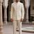 Beige color golden jari weaving jodhpuri for men | premium designer bandhgala ethnic wear