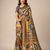 Neavy Blue Color Dharmavaram Big Figure Weaving Printing Type Printed Jaqurad Saree