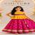 Yellow & pink embellished polyester top with lehenga ethnic wear