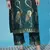 Floral printed cotton silk round neck kurta trouser & dupatta set