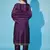 Floral printed cotton silk round neck kurta trouser & dupatta set