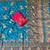 blue embroidery flower border with minakari jaqurad rajwada pasmina silk saree