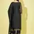Floral printed cotton silk round neck kurta trouser & dupatta set