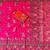 pink embroidery flower border with minakari jaqurad rajwada pasmina silk saree