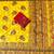 yellow embroidery flower border with minakari jaqurad rajwada pasmina silk saree