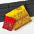 yellow embroidery flower border with minakari jaqurad rajwada pasmina silk saree