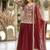 Maroon georgette  party wear embroidery  TOP LEHENGA  CHOLI