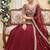 Maroon georgette  party wear embroidery  TOP LEHENGA  CHOLI