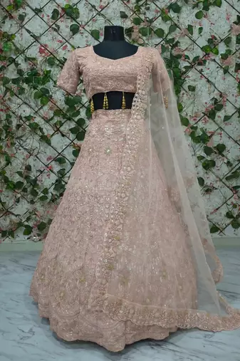 Premium Faux Georgette Lehenga with Exquisite Embroidery