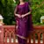 Floral printed cotton silk round neck kurta trouser & dupatta set